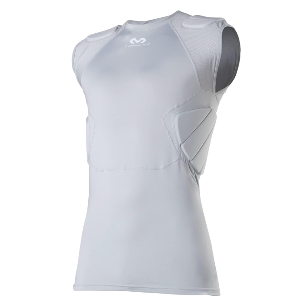 Mcdavid Padded Mens Compression Tank Top Gray Football Rival Integrated NWT sz L